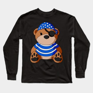 Pirate Teddy Bear Long Sleeve T-Shirt